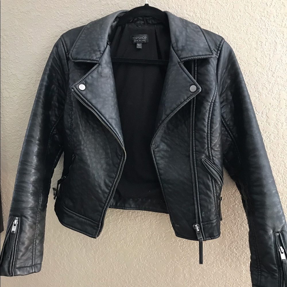 Topshop Leather Jacket